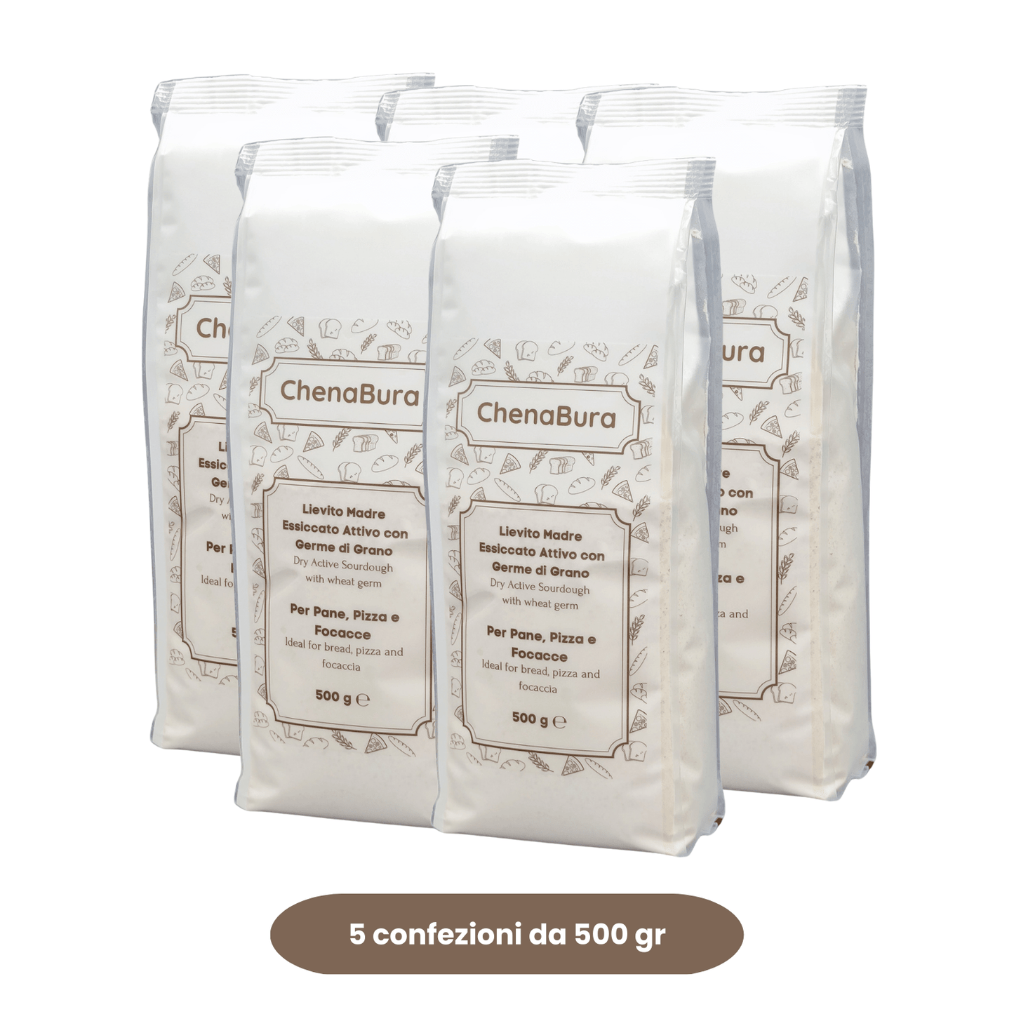 Pasta Madre Seca con Levadura 500 gr