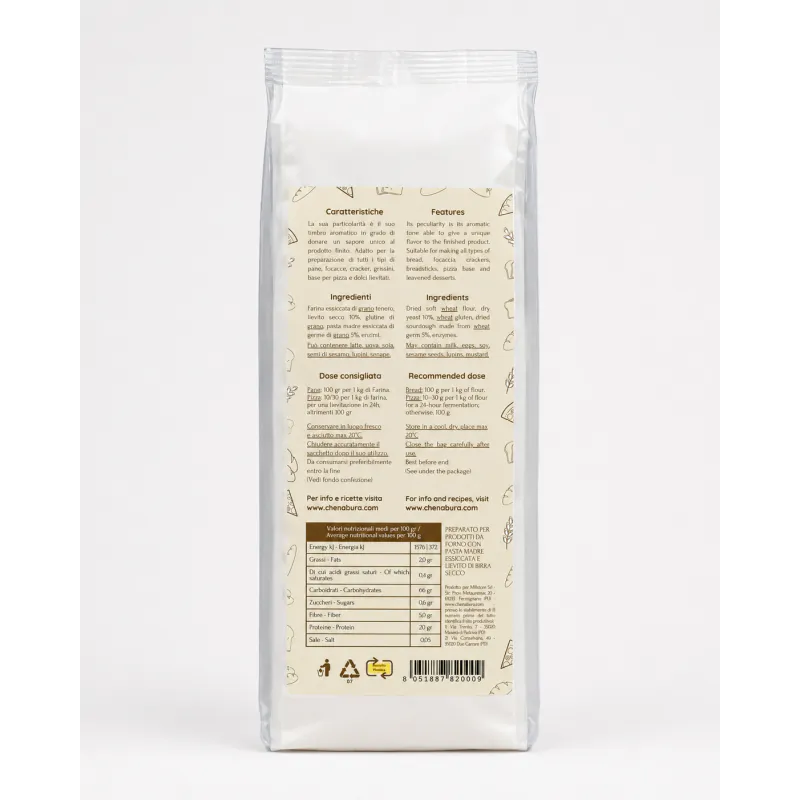Retro Chenabura Pasta Madre essiccata con lievito