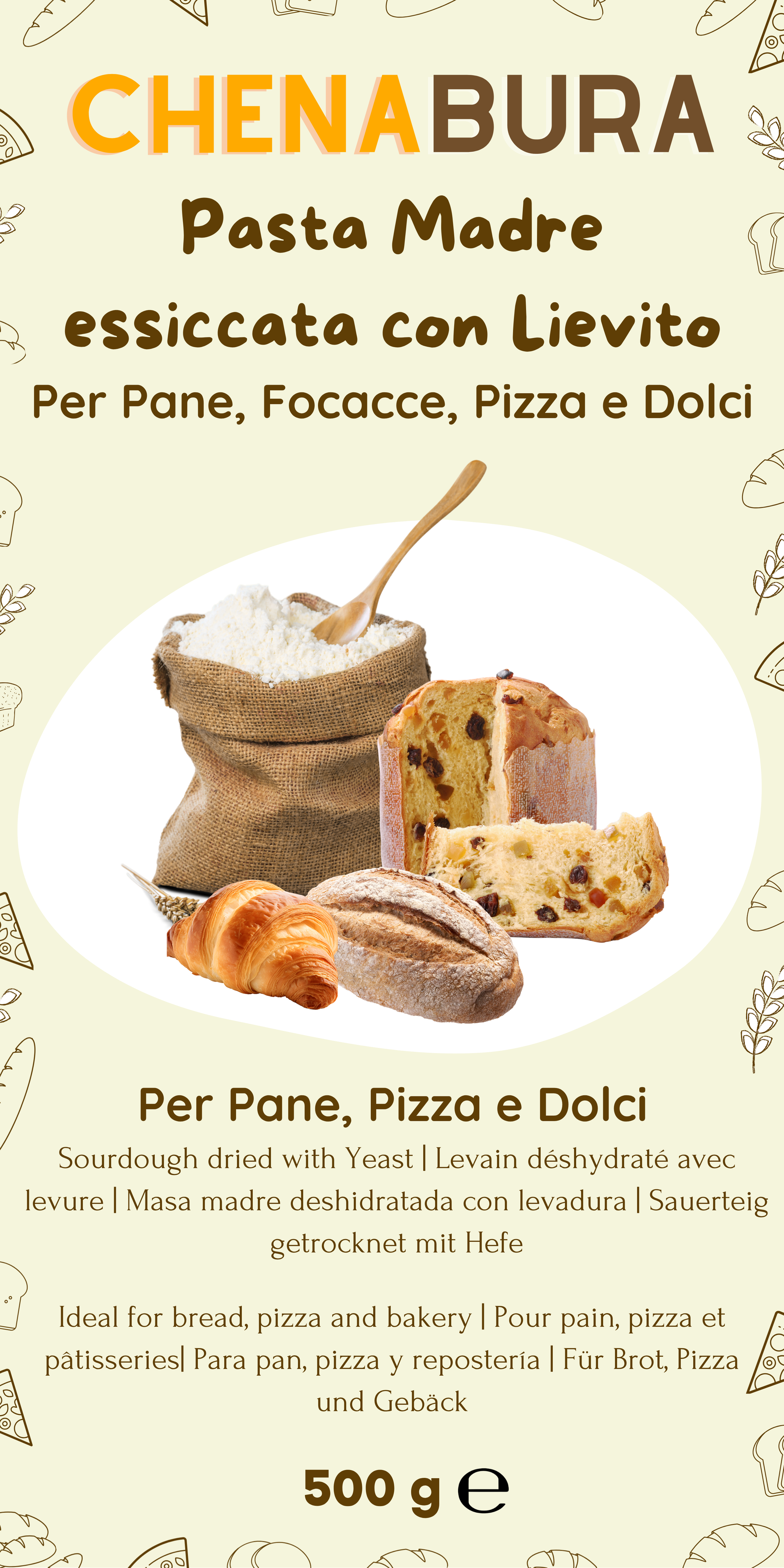 Confezione Chenabura - pasta madre essiccata